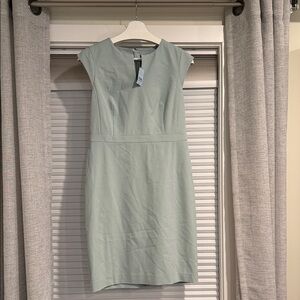 Ann Taylor Light Green Midi Dress